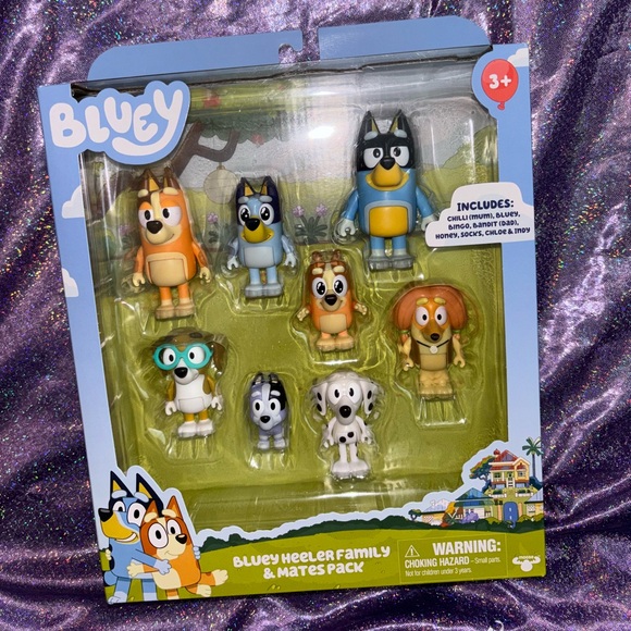 Bluey Family Pack Toy Set - Picture 3 of 7